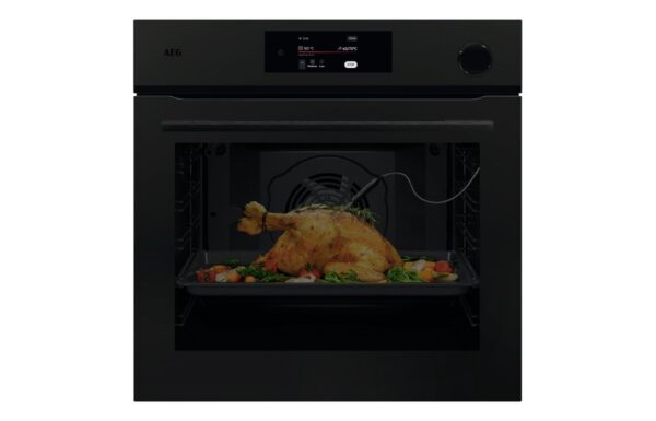 AEG NBR7P731ST Single Pyrolytic Oven w/Steam - Matt Black
