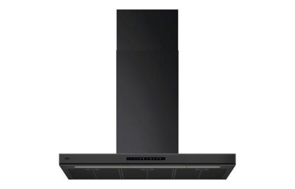 AEG NDB9791AT 90cm Flat Box Chimney Hood - Matt Black