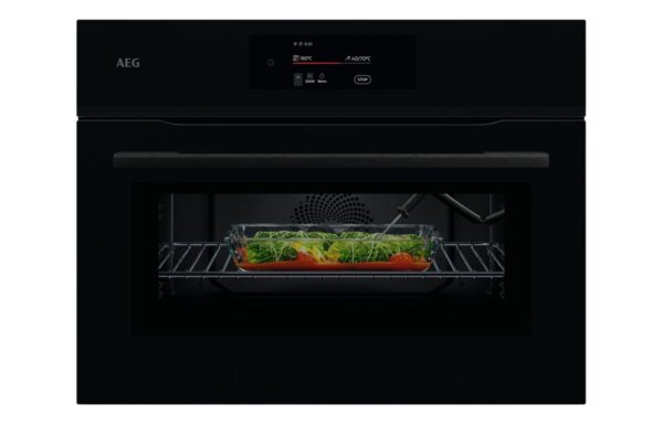 AEG NKK8N721B Compact Electric Oven - Black
