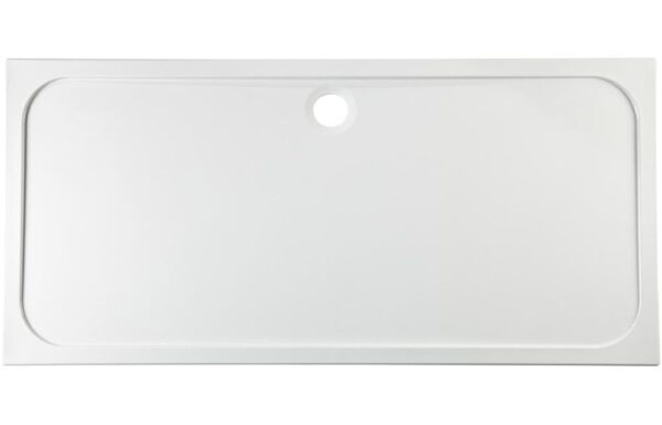 Poseidon 45mm Low Profile 1700 x 800mm Rectangular Tray & Waste - White