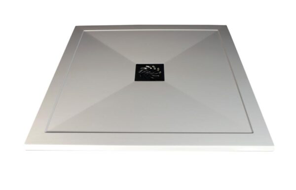 Poseidon 25mm Ultra-Slim 800mm x 800mm Square Tray & Waste