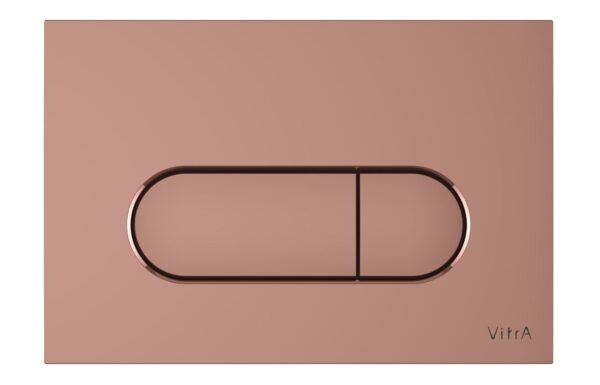 VitrA Loop Round Flush Plate - Soft Copper
