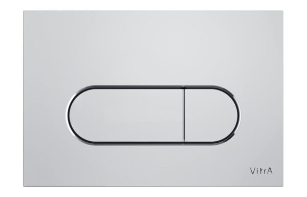 VitrA Loop Round Flush Plate - Chrome