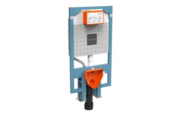 VitrA V-Fix Prime WH WC Frame & 8cm 3/6L Cistern (Floor Fix & Electric Connection)