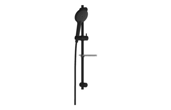 VitrA Bliss 3-Function Hand Shower w/Slide Rail - Matt Black