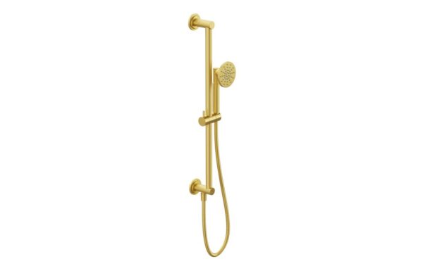 VitrA Origin Classic Hand Shower w/Slide Rail & Wall Outlet - Brushed Gold
