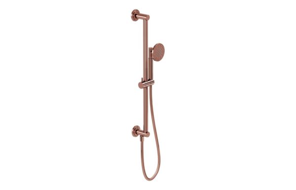 VitrA Origin Classic Hand Shower w/Slide Rail & Wall Outlet - Soft Copper