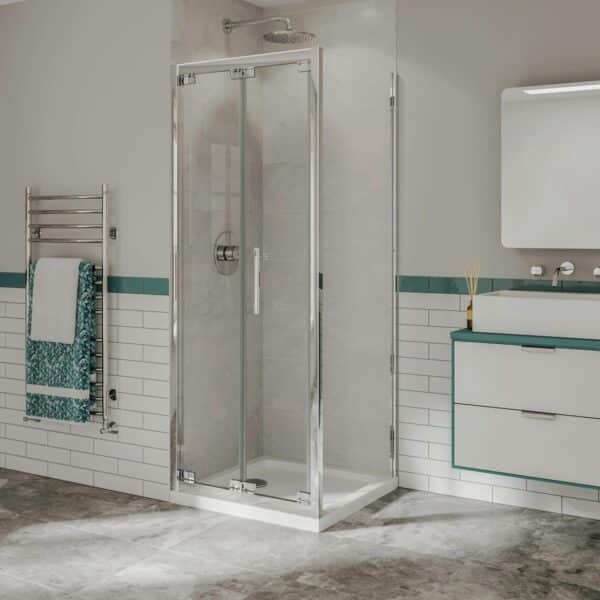 Coram Optima 6 Bi-Fold Door 1000mm Chrome